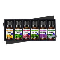 Aromatherapy Oil Single Square Essential Oil Kit 10ml Lavender Rose Plant Massage Essential Oil - Fun Gifts & More