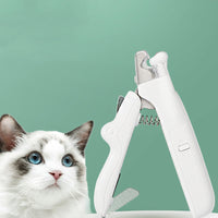 Pet Nail Clippers With LED Light Dogs Cat Nail Scissors Professional Trimmer Tool Care Grooming Supplies - Fun Gifts & More