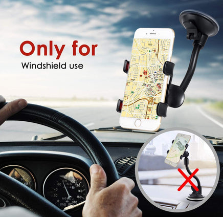 360 Car Rearview Mirror Rotation Adjustable Phone Holder Mount Multifunction - Fun Gifts & More