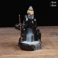 Mini Ceramic Backflow Incense Burner - Fun Gifts & More