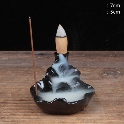 Mini Ceramic Backflow Incense Burner - Fun Gifts & More