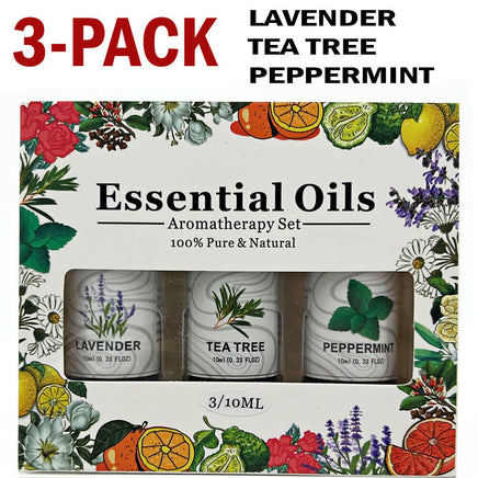 3 Pack - Aromatherapy Essential Oils Gift Set For Humidifiers Oil Diffuser Mist - Fun Gifts & More