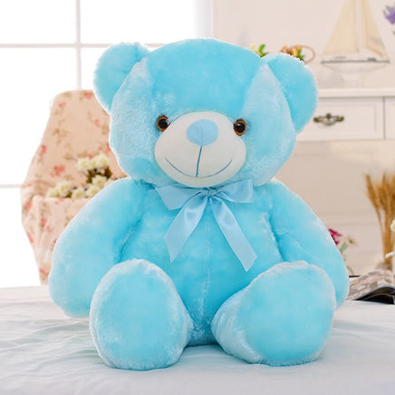 Creative Light Up LED Teddy Bear Stuffed Animals Plush Toy Colorful Glowing Christmas Gift For Kids Pillow - Fun Gifts & More