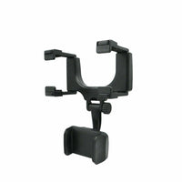 Universal Car Rear View Mirror Mount Stand GPS Cell Phone Holder 360 Rotation - Fun Gifts & More