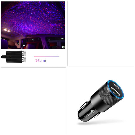 Star Light Projector Party Lights USB LED Light Interior Lighting LED Interior Car Lights Starry Sky Galaxy Night Lights - Fun Gifts & More