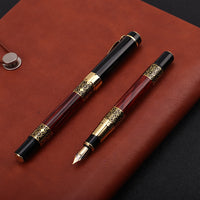 Wood grain fountain pen metal signature pen - Fun Gifts & More