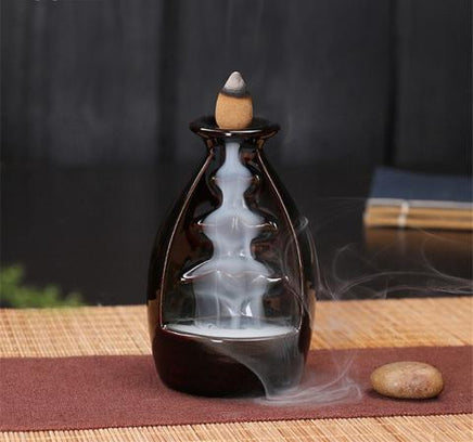 Black Ceramic Incense Burner - Fun Gifts & More