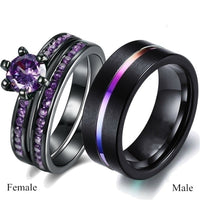 Lovers Purple Ring - Fun Gifts & More