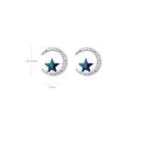 S925 Sterling Silver Star Silver Earrings - Fun Gifts & More