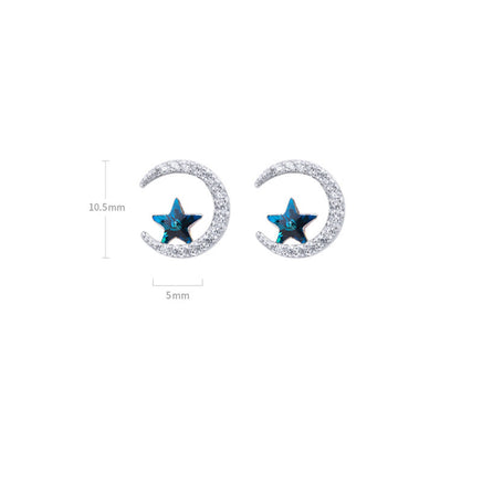 S925 Sterling Silver Star Silver Earrings - Fun Gifts & More