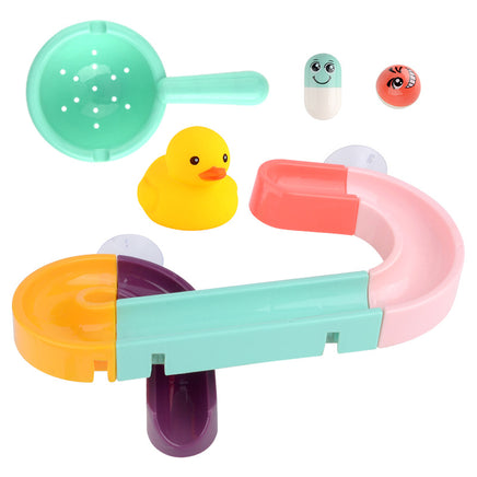 Kids Bath Toys Wall Suction Cup Marble Race Run Track Bathroom Bathtub Baby Play Water Games Toy Kit for Children - Fun Gifts & More