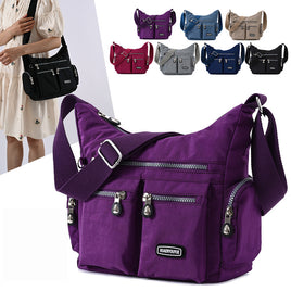 Women Shoulder Bags Multiple Pockets Waterproof Crossbody Bags - Fun Gifts & More