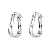 S925 Sterling Silver Geometric Earrings Temperament Advanced Atmosphere Earrings - Fun Gifts & More