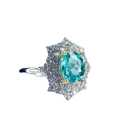 Natural Apatite Ring S925 Silver - Fun Gifts & More