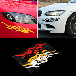 Automobile Sticker Bumper Stickers Paper Modified Flame Bumper Stickers Bumper Stickers Rearview Mirror Front Mask Stickers Cover Scratches - Fun Gifts & More