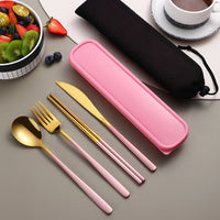 Stainless Steel Portable Gift Cutlery Set - Fun Gifts & More