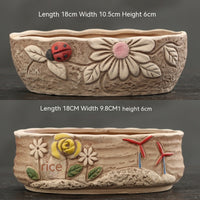 Large Succulent Flower Pot Ceramic - Fun Gifts & More