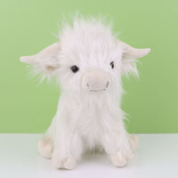 Scottish Highland Cow Plush Toy Long Hair Cute - Fun Gifts & More