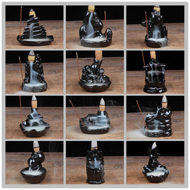 Mini Ceramic Backflow Incense Burner - Fun Gifts & More