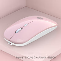 Wireless Silent Click Rechargeable Laptop Gaming Mouse