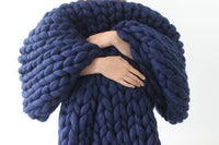 Nordic Thick Wool Hand-woven Blanket - Fun Gifts & More