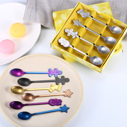 Cartoon spoon Christmas spoon gift cutlery set - Fun Gifts & More