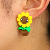 Animal Soft Clay Earrings Cartoon Soft Clay Earrings - Fun Gifts & More