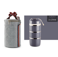 A Portable Stainless Steel Lunch Box - Fun Gifts & More