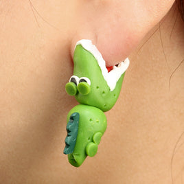 Animal Soft Clay Earrings Cartoon Soft Clay Earrings - Fun Gifts & More