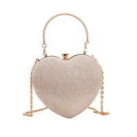 New Fashion Chain Crossbody Explosion Handheld Peach Heart Bag - Fun Gifts & More