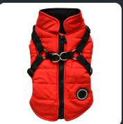 Waterproof Pet Coat With Harness - Fun Gifts & More