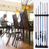 Fishing Rod Rack Vertical Holder Horizontal Wall Mount Boat Pole Stand Storage - Fun Gifts & More