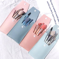 Travel Portable 8 Mini Makeup Brush Beauty Set - Fun Gifts & More