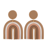 Wave Women's Simia Polymer Clay U-Shaped Earrings - Fun Gifts & More