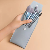 Travel Portable 8 Mini Makeup Brush Beauty Set - Fun Gifts & More