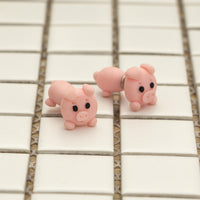 Love Body Piggy Soft Clay Earrings - Fun Gifts & More