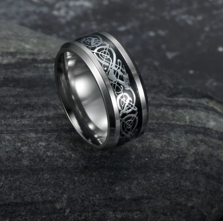 Basilisk Scale Wedding Ring - Fun Gifts & More