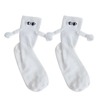 Magnetic Holding Hands Couple Socks - Fun Gifts & More