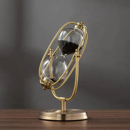 360° Rotating Metal Sand Hourglass - Fun Gifts & More