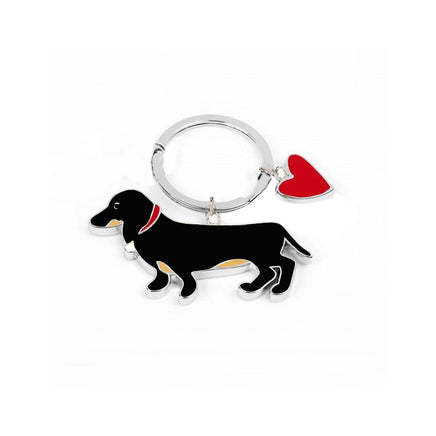 Stainless Steel Dachshund Keychain Ornaments - Fun Gifts & More