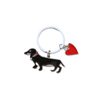 Stainless Steel Dachshund Keychain Ornaments - Fun Gifts & More