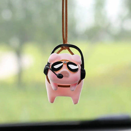 Swing Pig Car Interior Ornament - Fun Gifts & More