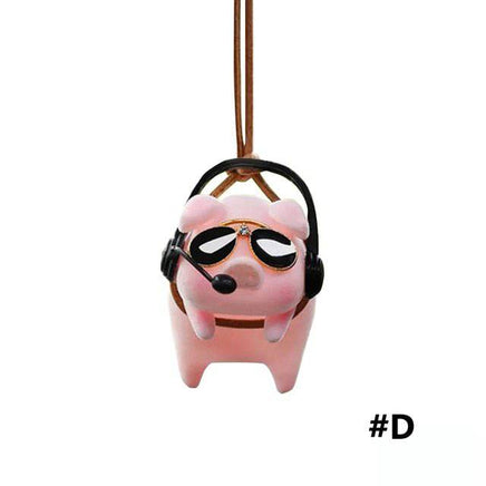 Swing Pig Car Interior Ornament - Fun Gifts & More