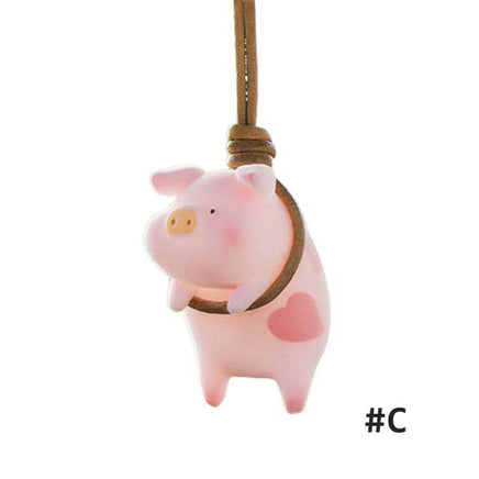 Swing Pig Car Interior Ornament - Fun Gifts & More