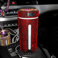 Luxury Diamond Car Humidifier LED Light Car Diffuser Auto Air Purifier Aromatherapy Diffuser Air Freshener Car Accessories For Woman - Fun Gifts & More