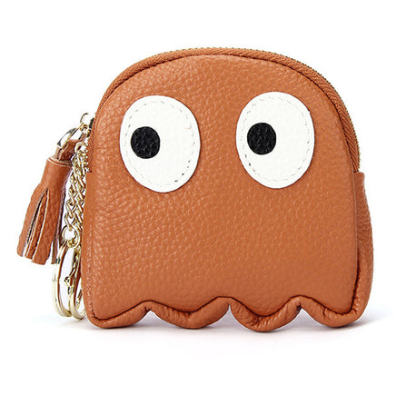 Genuine Leather Coin Purse Mini Cute Cowhide Coin Bag - Fun Gifts & More