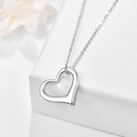 Heart Urn Necklace for Ashes for Women 925 Sterling Silver Cremation Jewelry Necklace Urn - Fun Gifts & More