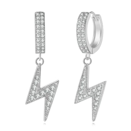 Lightning Dangling Earrings - Fun Gifts & More