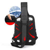 Men Chest Bag Shoulder Bags Crossbody Sling Backpack - Fun Gifts & More