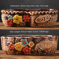 Large Succulent Flower Pot Ceramic - Fun Gifts & More